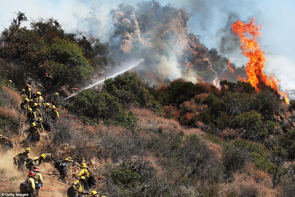 Стотици са евакуирани заради огромни пожари до Лос Анджелис и Сан Франциско (видео и снимки)
