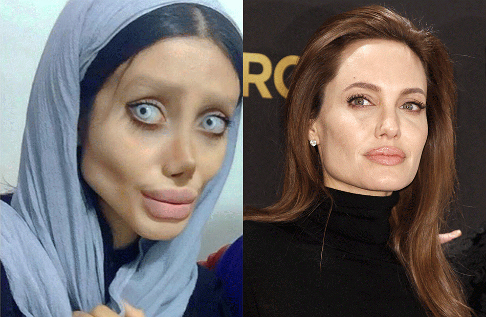 Зомби-подобието на Анджелина Джоли говори пред иранската телевизия от затвора (видео)