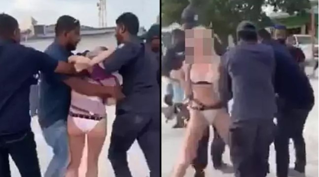 Арестуваха туристка на Малдивите, защото се разхождала по бански (видео)