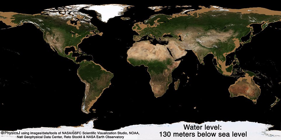 Учен показа как би изглеждала Земята, ако океаните пресъхнат (видео)